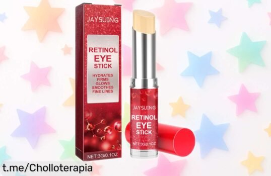 Revitaliza tu mirada con la crema de ojos antiarrugas con retinol y escualeno, super chollo para eliminar ojeras y lucir radiante. ¡Hazlo ahora antes de que se agote!