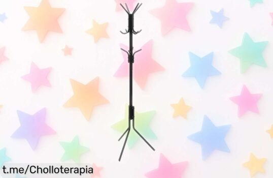 Revoluciona tu espacio con el perchero metálico de pie Amazon Basics: gran resistencia y estilo a un precio rebajado. ¡Organiza tu vida hoy antes de que se agote!