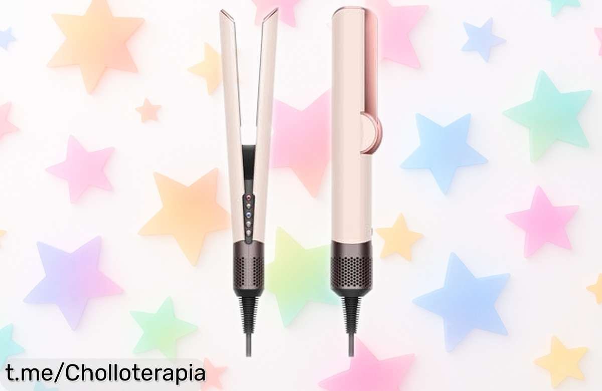 Revolucionaria plancha de pelo Dyson Airstrait™ a un precio rebajado que vuela, ¡no te quedes sin lucir impecable y con volumen en tu melena!