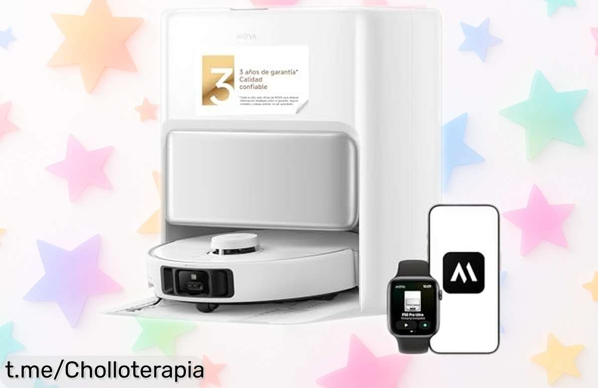 Robot Mova P50 PRO ULTRA fregasuelos y aspirador con autovaciado: ¡super chollo para dejar tu hogar impecable sin mover un dedo! No te lo pierdas, la oferta se va volando.