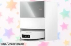 Robot aspirador Dreame con autolimpieza y súper succión a un precio rebajado que no verás dos veces, olvídate del pelo enredado y disfruta de pisos frescos ¡Corre antes de que se agoten!