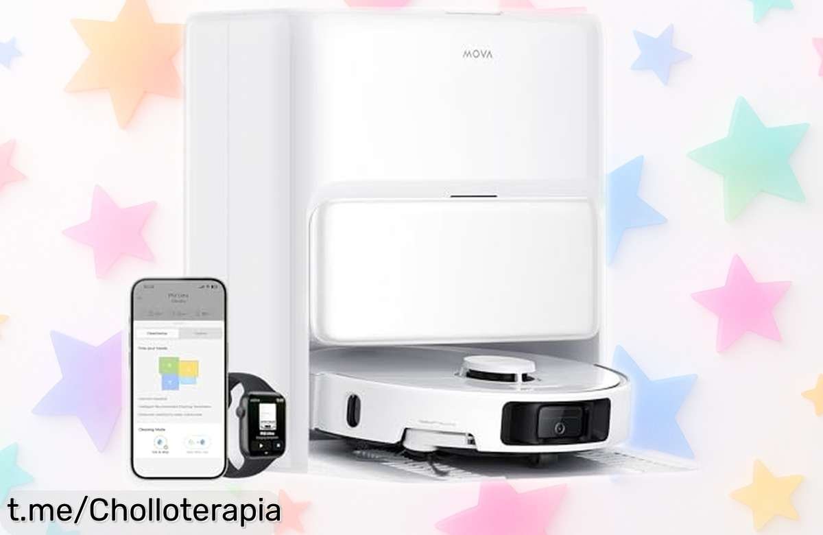 Robot aspirador Mova P50 Ultra con succión brutal y mopa flexible a precio loco, ¡corre antes de que se agote este chollazo que te dejará sin polvo ni preocupaciones!