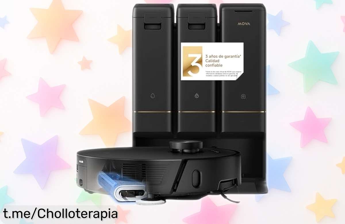 Robot aspirador Mova Z50 Ultra con succión brutal de 19.000 Pa, ¡super chollo para que tu casa brille sin esfuerzo! Aprovecha este precio rebajado y saca tiempo para lo que realmente importa.