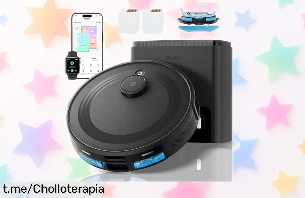 Robot aspirador y fregasuelos Lefant M2 Plus, el super chollo que hace limpieza por ti con succión potente de 6000Pa. ¡Hazte con él antes de que se agote y disfruta del tiempo libre!