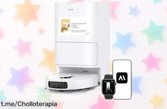Robot aspirador y fregasuelos Mova E40 Ultra con súper succión que limpia solo, ¡ahora a un precio rebajado! Dale ese regalazo a tu hogar que todos agradecerán.
