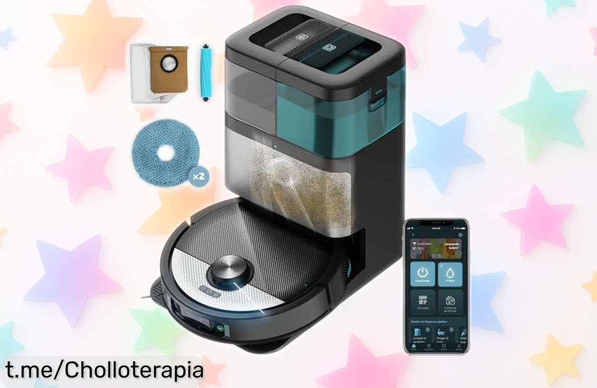 Robot aspirador y friegasuelos Conga 16090 AI: ¡precio rebajado en este super chollo que limpia a fondo sin esfuerzo! No te lo pierdas, tu hogar impecable te espera ahora.