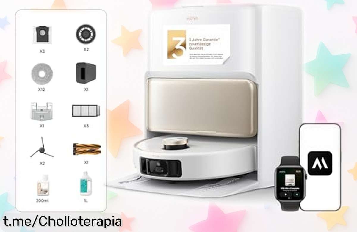 Robot aspirador y friegasuelos Mova V50 Ultra a precio rebajado, olvídate de la suciedad y disfruta de un hogar limpio ¡Compra ya y siente la calma en cada rincón!