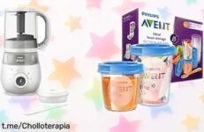 Robot de comida infantil Philips Avent SCF883/01 4 en 1, el chollo que simplifica tu vida y cuida a tu bebé, ¡aprovéchalo antes que se acabe!