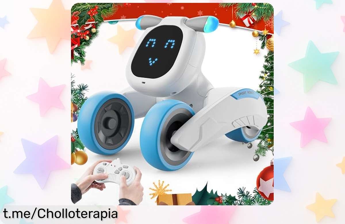 Robot juguete programable que canta y baila, ¡rebajado a un precio de locura! Haz brillar la sonrisa de los peques con este chollo irresistible.