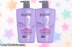 Rutina Elvive Hidra Hialurónico de L'Oréal Paris: ¡Descuentazo en cuidado capilar, tu pelo brillará y te lo agradecerá desde el primer uso!