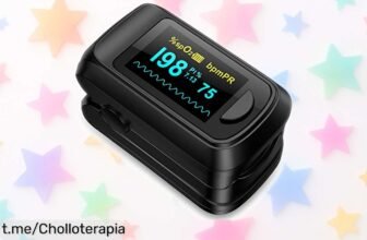 Saturador de oxígeno HealthTree con pilas, operación fácil y apagado automático: aprovecha este super chollo para cuidar tu salud donde quieras ¡hazlo tuyo antes que volen!