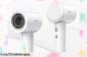 Secador Mova Turbo que cuida tu pelo y es tan silencioso que olvidarás usarlo; chollazo a la vista, ¡aprovéchalo antes de quedarte sin el tuyo!