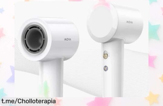 Secador Mova Turbo que cuida tu pelo y es tan silencioso que olvidarás usarlo; chollazo a la vista, ¡aprovéchalo antes de quedarte sin el tuyo!