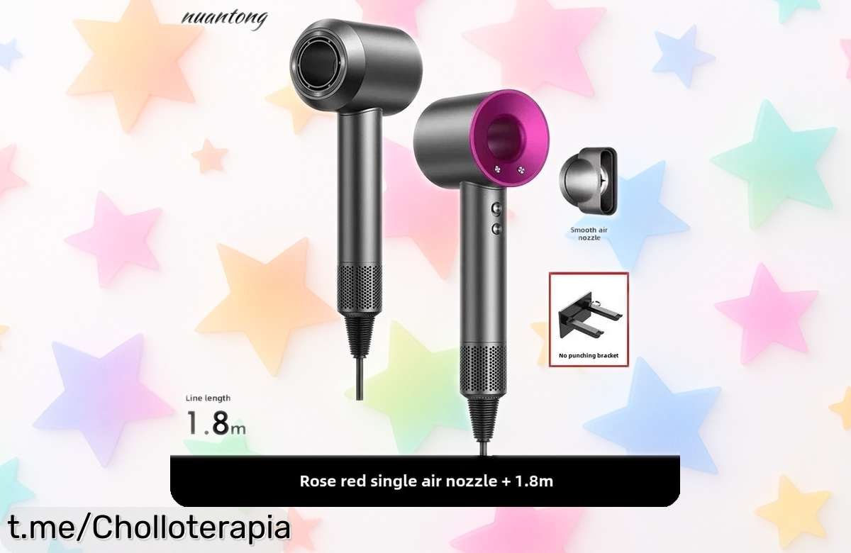 Secador de pelo 5 en 1, ligero y profesional que define tu estilo al instante, ¡aprovecha este descuentazo y presume de un peinado perfecto antes de que se agoten!