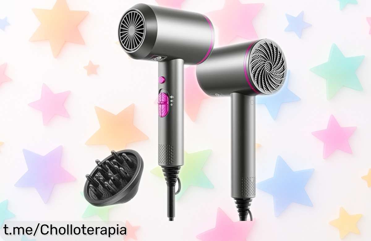 Secador de pelo potente con tecnología iónica: chollo increíble y descuento brutal, ¡aprovecha antes que se esfume esta oferta solo hoy!