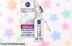 Sérum rellenador de arrugas NIVEA que alisa tu piel con micro ácido hialurónico a precio muy bajo, ¡aprovecha este chollo antes de que se acabe y siente la juventud en tu rostro!
