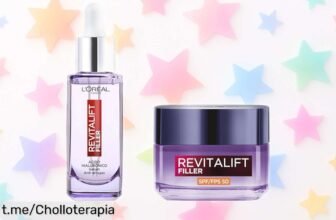 Sérum revitalift filler de L’Oréal Paris, el super chollo antiarrugas que tu piel estaba esperando. ¡Aprovecha el precio rebajado y luce una piel firme y luminosa ya!