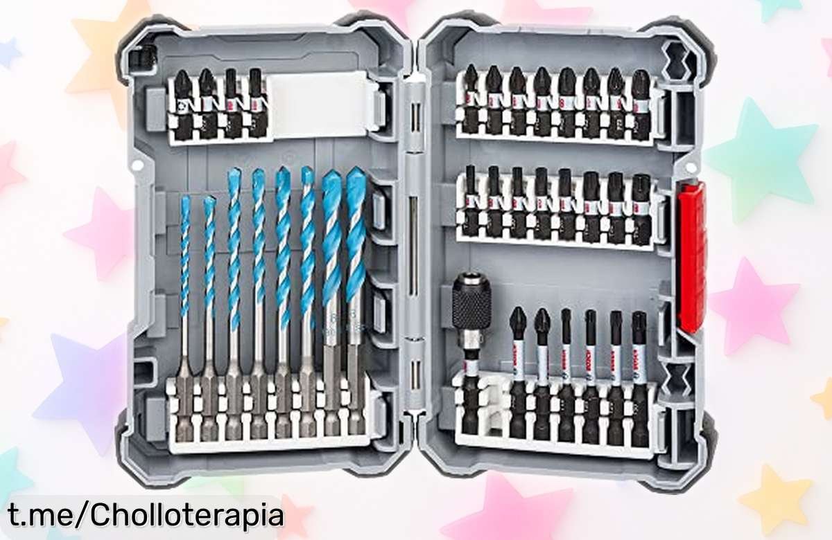 Set de 35 puntas Bosch Professional Impact Control, precio rebajado y cambio rápido: ¡el super chollo que te convertirá en el rey del bricolaje!