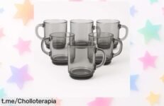 Set de 6 tazas Duralex en colores vibrantes, rebajadas a precio loco: añade estilo y alegría a tus momentos. ¡Aprovecha esta oferta única antes de que desaparezca!