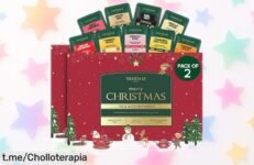 Set de regalo de té navideño VAHDAM con sabores únicos: precios rebajados para repartir alegría en cada taza, ¡no te quedes sin el tuyo antes de que se agoten!