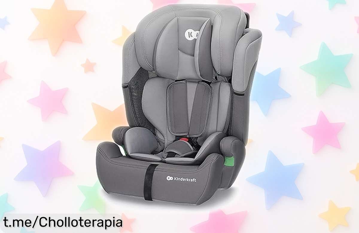 Silla de coche Kinderkraft Comfort Up: seguridad al mejor precio, fácil de montar y en oferta ¡Dale a tu peque la protección que merece antes de que se acaben!