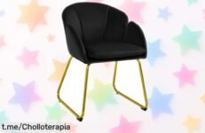 Silla tapizada Yaheetech súper resistente y elegante a precio rebajado, ¡aprovecha este ofertón antes de que se agote y transforma tu hogar en un lugar único!