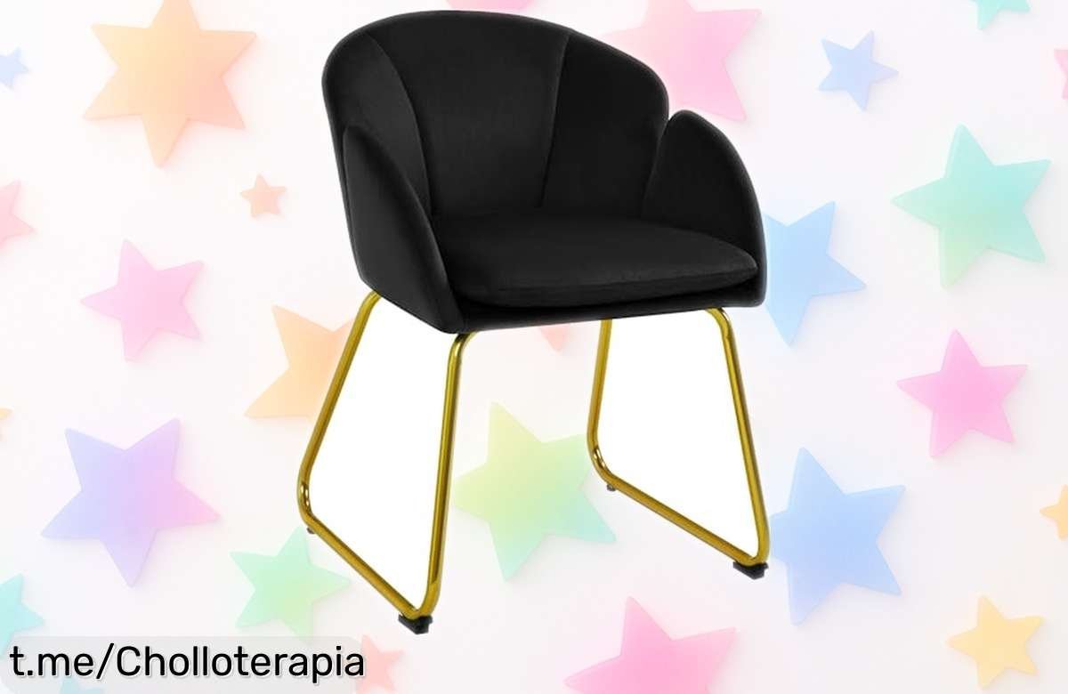 Silla tapizada Yaheetech súper resistente y elegante a precio rebajado, ¡aprovecha este ofertón antes de que se agote y transforma tu hogar en un lugar único!