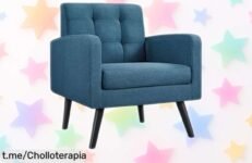 Sillón relax azul Yaheetech, el super chollo que transformará tu descanso y le dará vida a tu hogar; ¡aprovéchalo antes de que se agote!