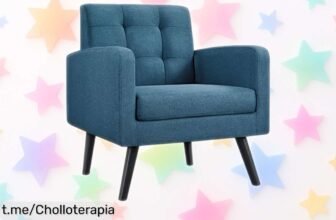 Sillón relax azul Yaheetech, el super chollo que transformará tu descanso y le dará vida a tu hogar; ¡aprovéchalo antes de que se agote!