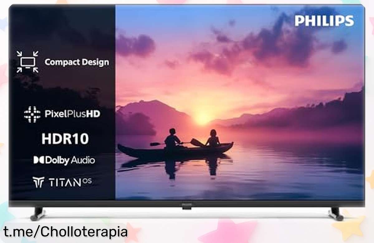 Smart TV Philips 40: Imagen nítida y sonido Dolby a precio rebajado que no volverás a ver. ¡Corre, que vuelan las unidades y la emoción de verlo todo claro es tuya!