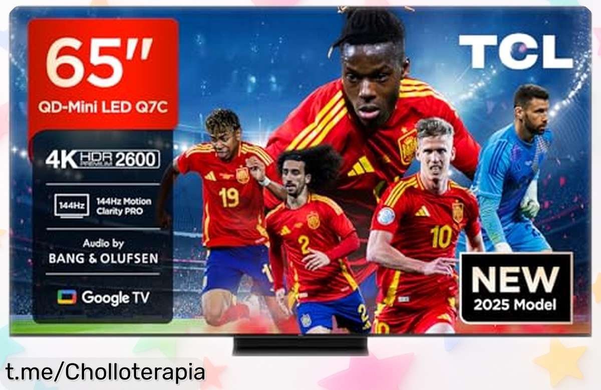 Smart TV TCL 65” QD Mini LED 4K a precio rebajado, un ofertón que hará brillar tus series y juegos como nunca antes. ¡Corre que vuelan y transforma tu sala ya!