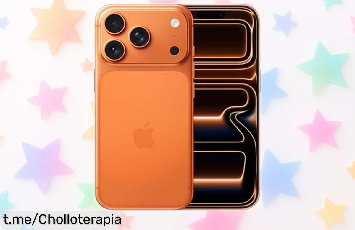 Smartphone naranja cósmico con pantalla de 6,3” y cámaras increíbles a un precio rebajado que vuelan: ¡el chollo perfecto para capturar cada momento!