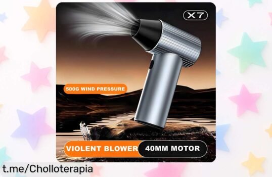 Soplador violento X7 con motor sin escobillas: ¡limpia al instante con este super chollo y un descuento brutal! No dejes que el polvo vuelva a ganar, actúa ya.