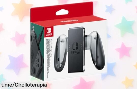 Soporte de carga para JoyCon Nintendo con batería duradera y diseño clásico a precio rebajado, ¡gana en diversión y duración antes que se agoten!