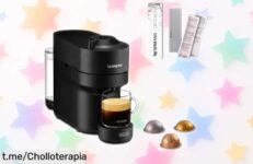 Sorprendente máquina de café De'Longhi Nespresso Vertuo Pop, ¡rebajada a un precio loco! Eleva tus desayunos con 4 tamaños y hacerlos más alegres. ¡No lo dejes escapar!