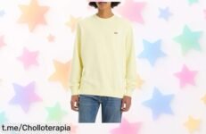 Sudadera Levi's para hombre súper suave y a precio rabajado: un chollazo que le dará estilo y personalidad a tus días. ¡Corre, que vuelan!
