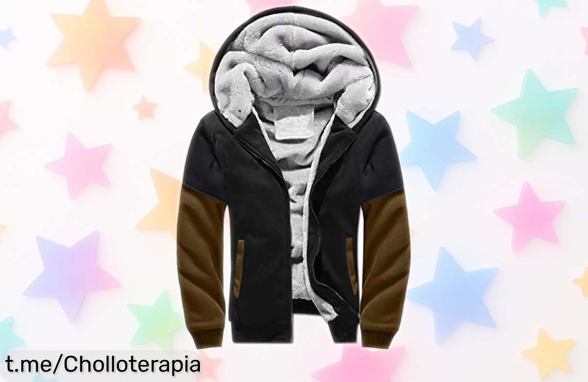 Sudadera con capucha VSUSN calentita y abrigante, ahora en un super chollo por tiempo limitado. ¡Abrígate sin gastar de más y disfruta del invierno al máximo!