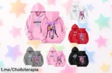 Sudadera con capucha para niñas amantes del pop, ¡aprovecha este super chollo antes de que desaparezca y haz que su estilo brille ya!