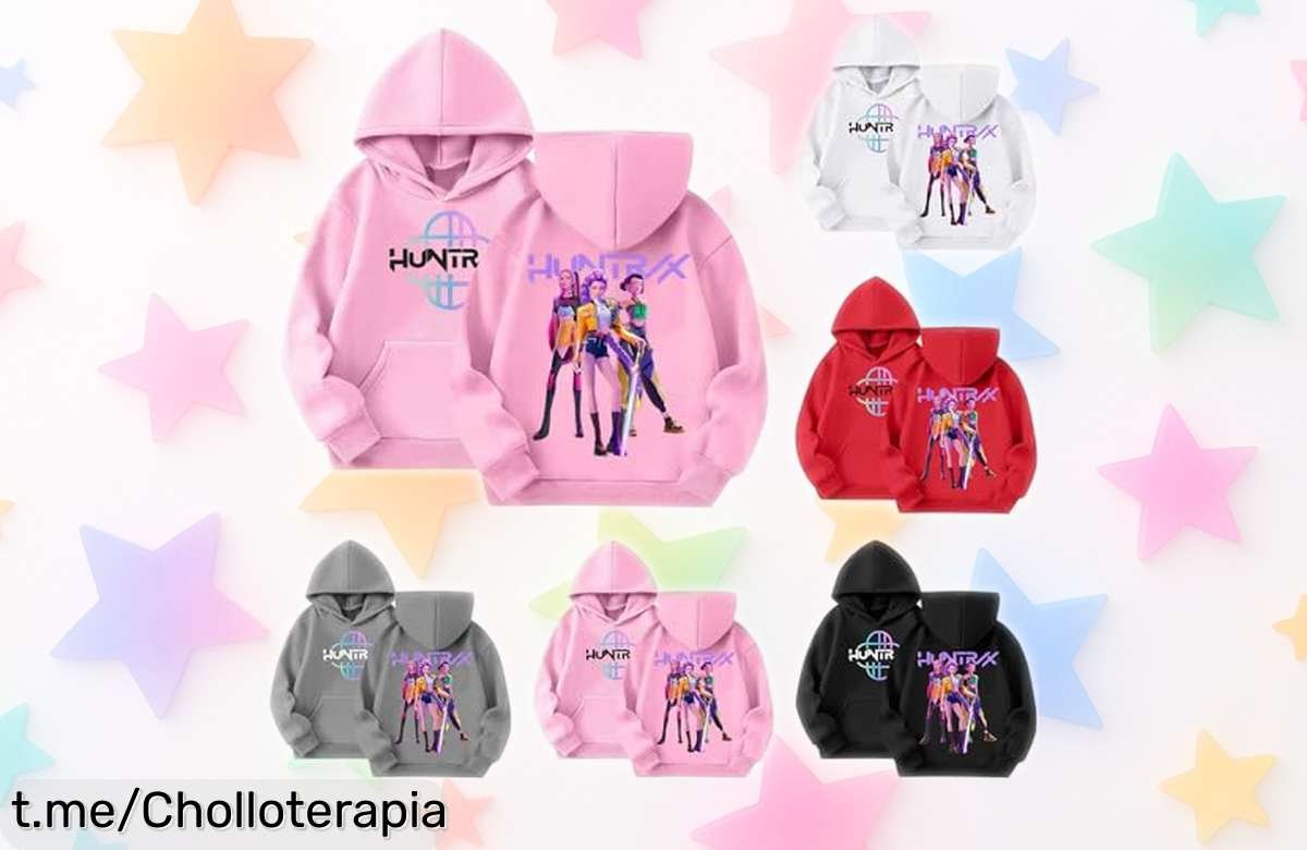 Sudadera con capucha para niñas amantes del pop, ¡aprovecha este super chollo antes de que desaparezca y haz que su estilo brille ya!