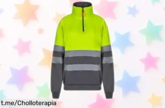 Sudadera de alta visibilidad bicolor Velilla 305701, seguridad y estilo a un precio increíble. ¡Aprovecha este super chollo y ponle color a tu día ya!
