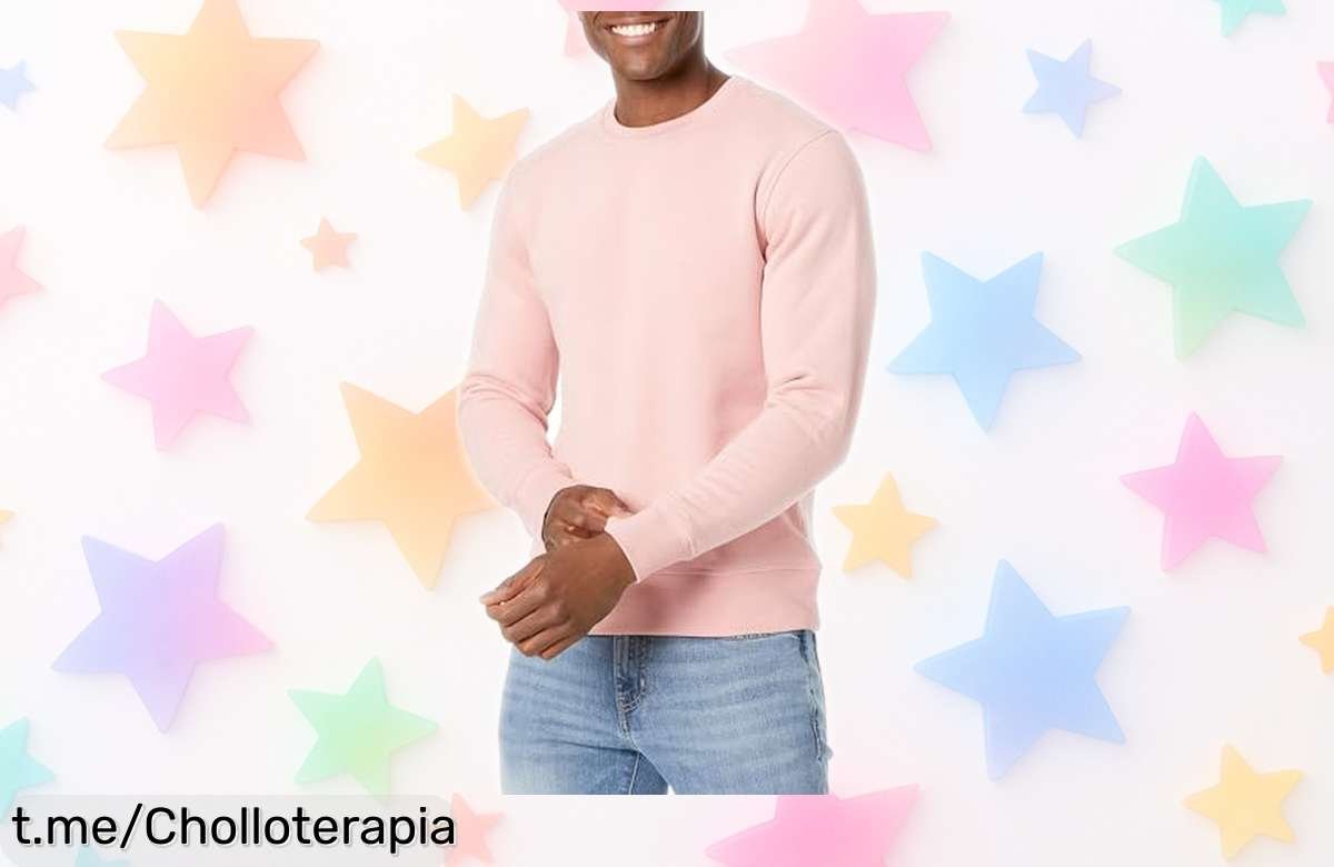 Sudadera de forro polar Amazon Essentials para hombre, rebajada y perfecta: ¡Disfruta de este ofertón que te hará sentir increíble todo el día!