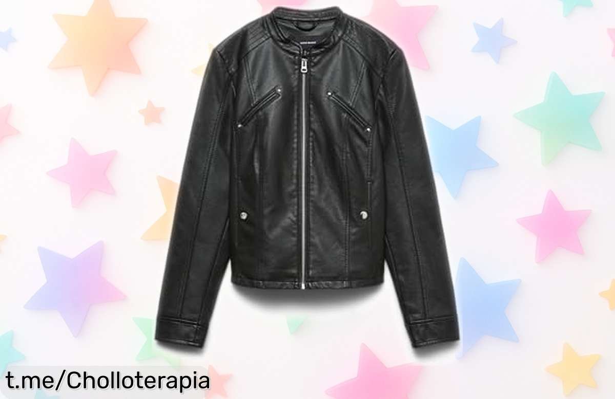 Súper chollo: Chaqueta de piel sintética VERO MODA con diseño único para que destaques y sientas la mejor versión de ti ¡Consíguela antes de que desaparezca!