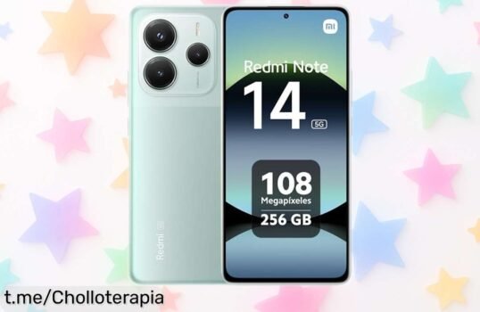Super chollo en smartphone Xiaomi Redmi Note 14 5G con cámara de 108MP y pantalla AMOLED, ¡rebajado a un precio increíble que volará! No te quedes sin el tuyo, siente la emoción.