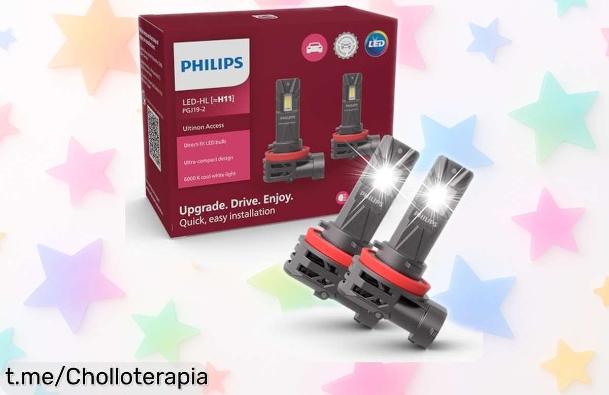 Súper lámparas LED Philips Ultinon para faros de coche, instalación sin líos y precio rebajado que no podrás dejar pasar. Ilumina tu camino con estilo ahora mismo.