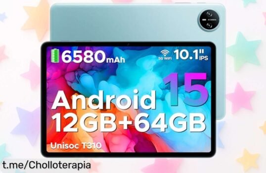 Tablet DOOGEE Tab A9 de 10 pulgadas con 12GB RAM y batería gigante, ¡ofertón que no podrás dejar escapar! Diversión asegurada para todos. ¡Apresúrate antes que se acaben!