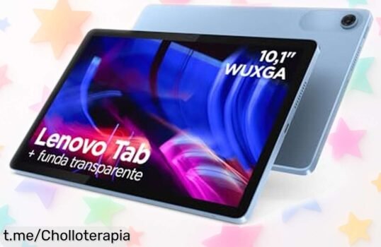 Tablet Lenovo Tab 10.1 de potencia y diseño en azul polar a precio rebajado, ¡súper chollo limitado para que disfrutes sin parar todo el día!