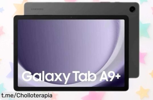 Tablet Samsung Galaxy Tab A9+ WiFi con 8 GB RAM y 128 GB a precio brutal, no dejes que se escape esta joya ¡Corre a sonreír desde el primer toque!