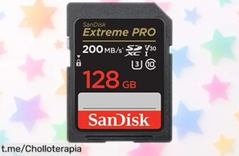 Tarjeta SD SanDisk Extreme PRO 128 GB de velocidad deslumbrante: graba tus recuerdos en 4K y llévate la emoción a un precio rebajado que no puedes dejar escapar ¡Apresúrate, que se acaban!