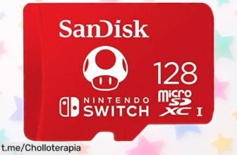 Tarjeta microSD SanDisk para Nintendo Switch de 128 GB, ¡ahora a un precio rebajado! Más juegos y menos esperas: divertirte nunca fue tan fácil. ¡Consíguela antes de que se acabe!