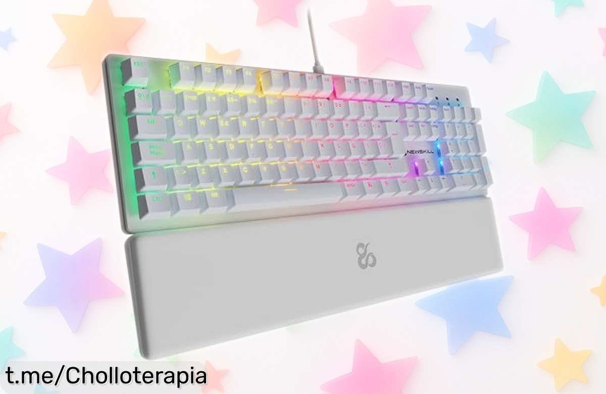 Teclado mecánico NewsKill Serike V2 con RGB que eleva tu juego o trabajo, super chollo rebajado ¡No te quedes sin el tuyo y dale alegría a cada tecla!